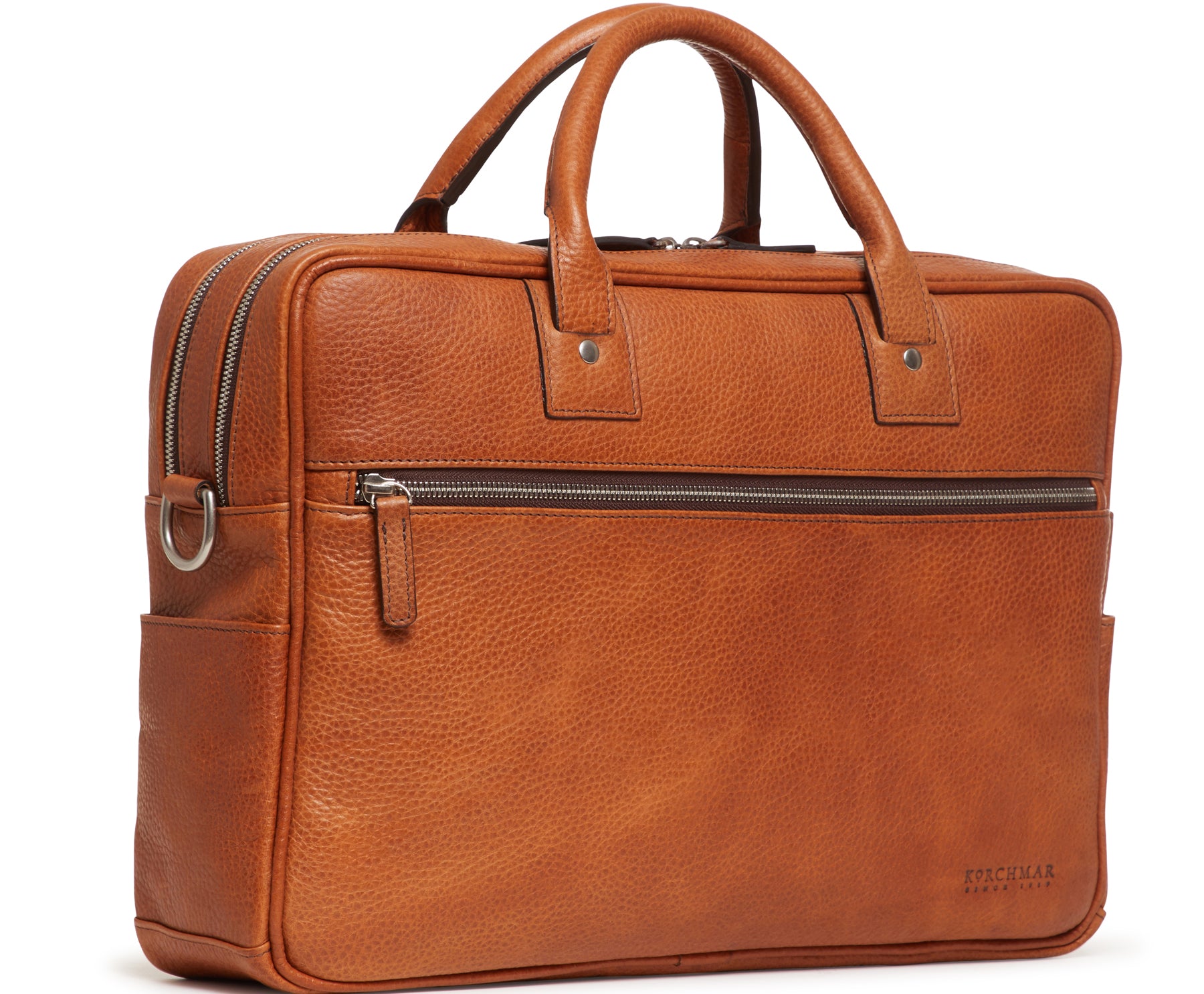 Korchmar - Full Grain Leather Briefcase | Fits Most 15 Korchmar - Full Grain Leather Briefcase | Fits Most 15