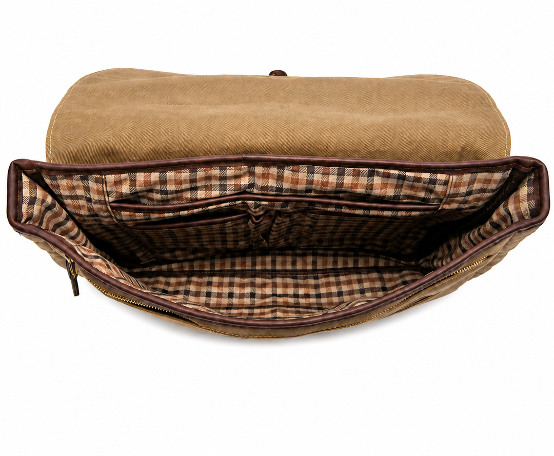 Dawson Waxed Cotton Twill Messenger