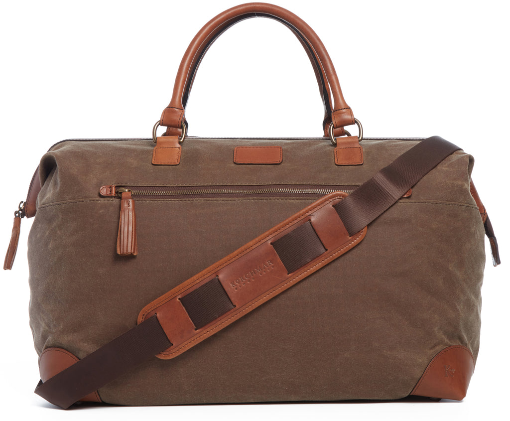 The Fulton By Korchmar - Waxed Canvas Weekender Duffel Bag
