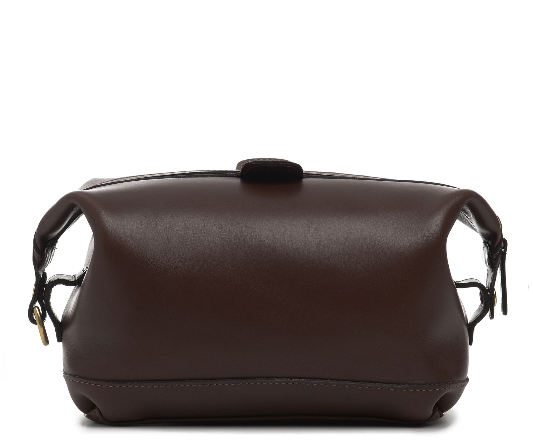 The Lux Ryder - Top Grain Leather Zipper Toiletry Dopp Kit Bag