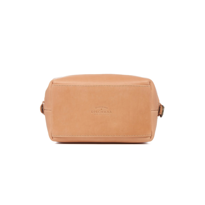 Ryder Horween Essex leather dopp kit Made in USA and handcrafted in Naples Florida