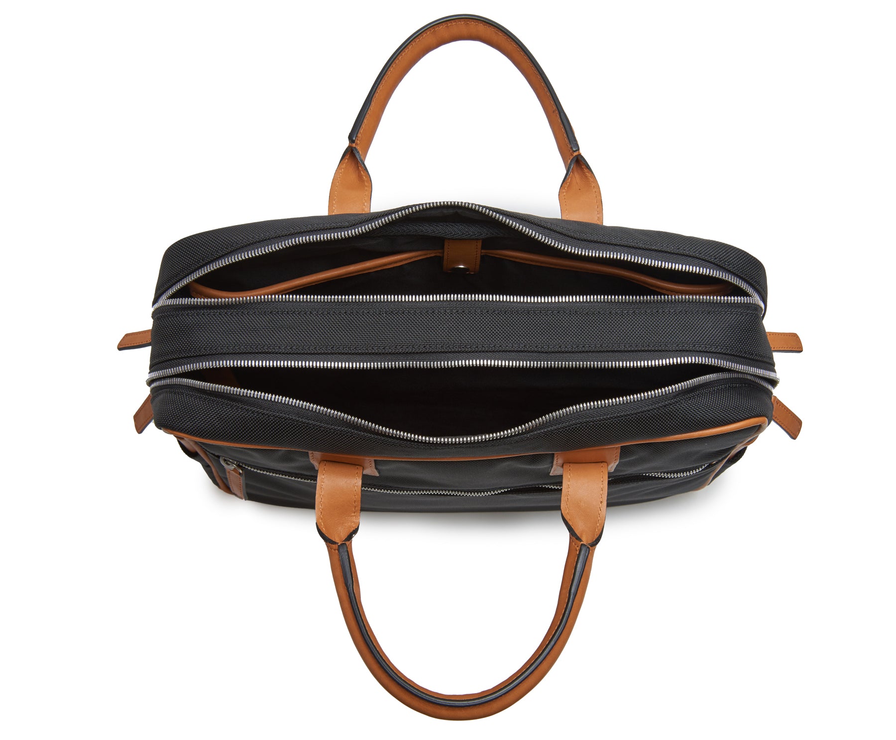 REDFORD Ballistic and Leather Laptop Briefcase - Thumbnail 2