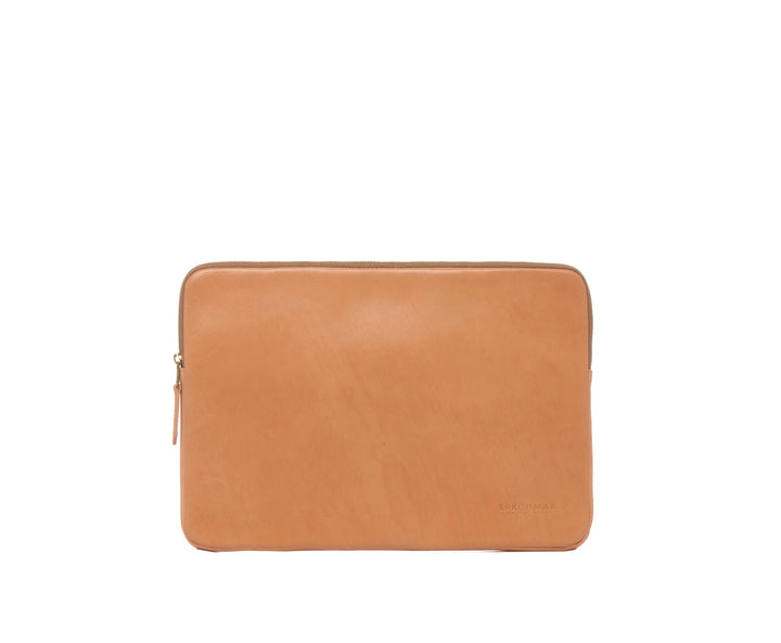 Clifford Horween Essex leather laptop sleeve Made in USA and handcrafted in Naples Florida