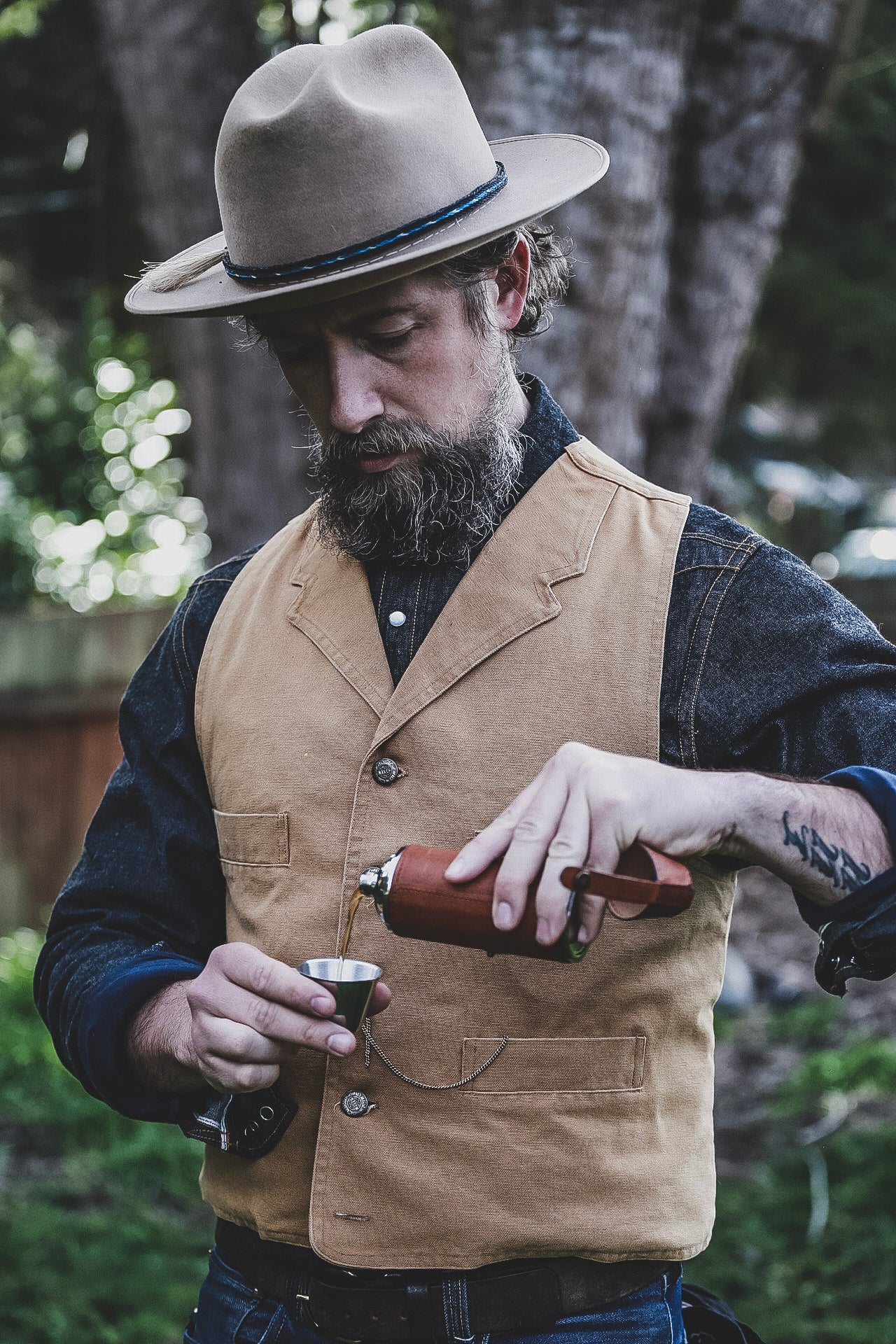 BLADDER FLASK レコード 500枚限定盤 The Radcliff Leather Bottle Flask by Korchmar