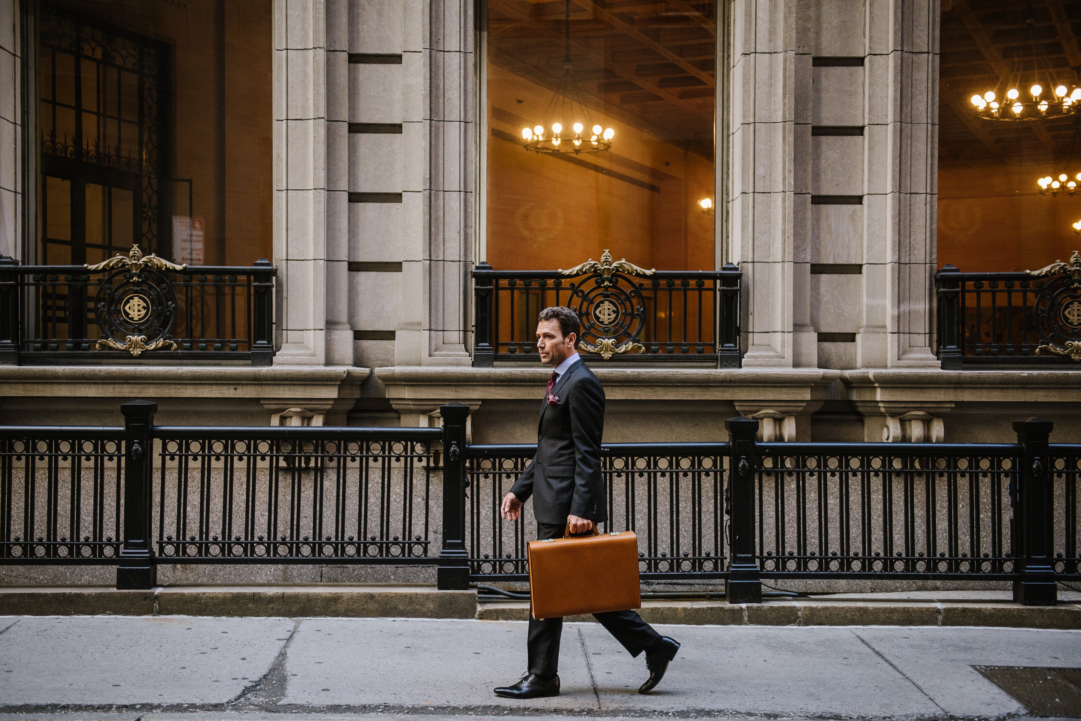The Monroe By Korchmar - Leather Attaché Briefcase Fits 17