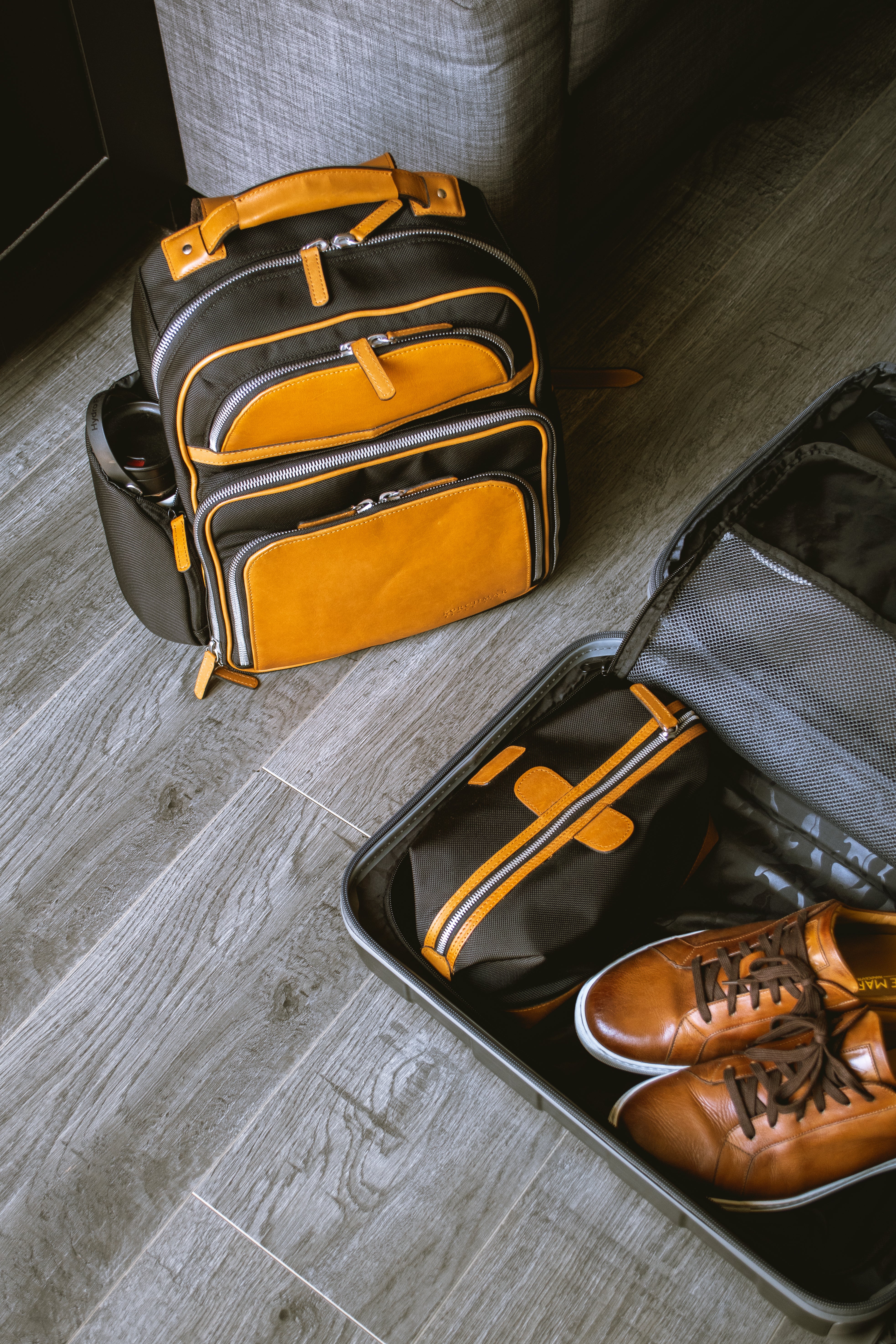 Mason Workday Ballistic Nylon and Leather Backpack – Korchmar