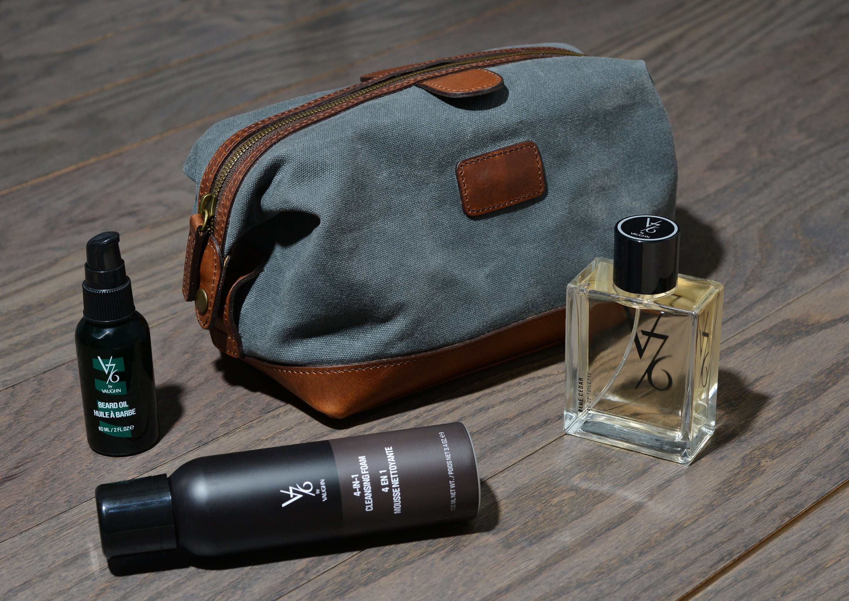 The Ryder By Korchmar - Waxed Canvas Zipper Toiletry Bag