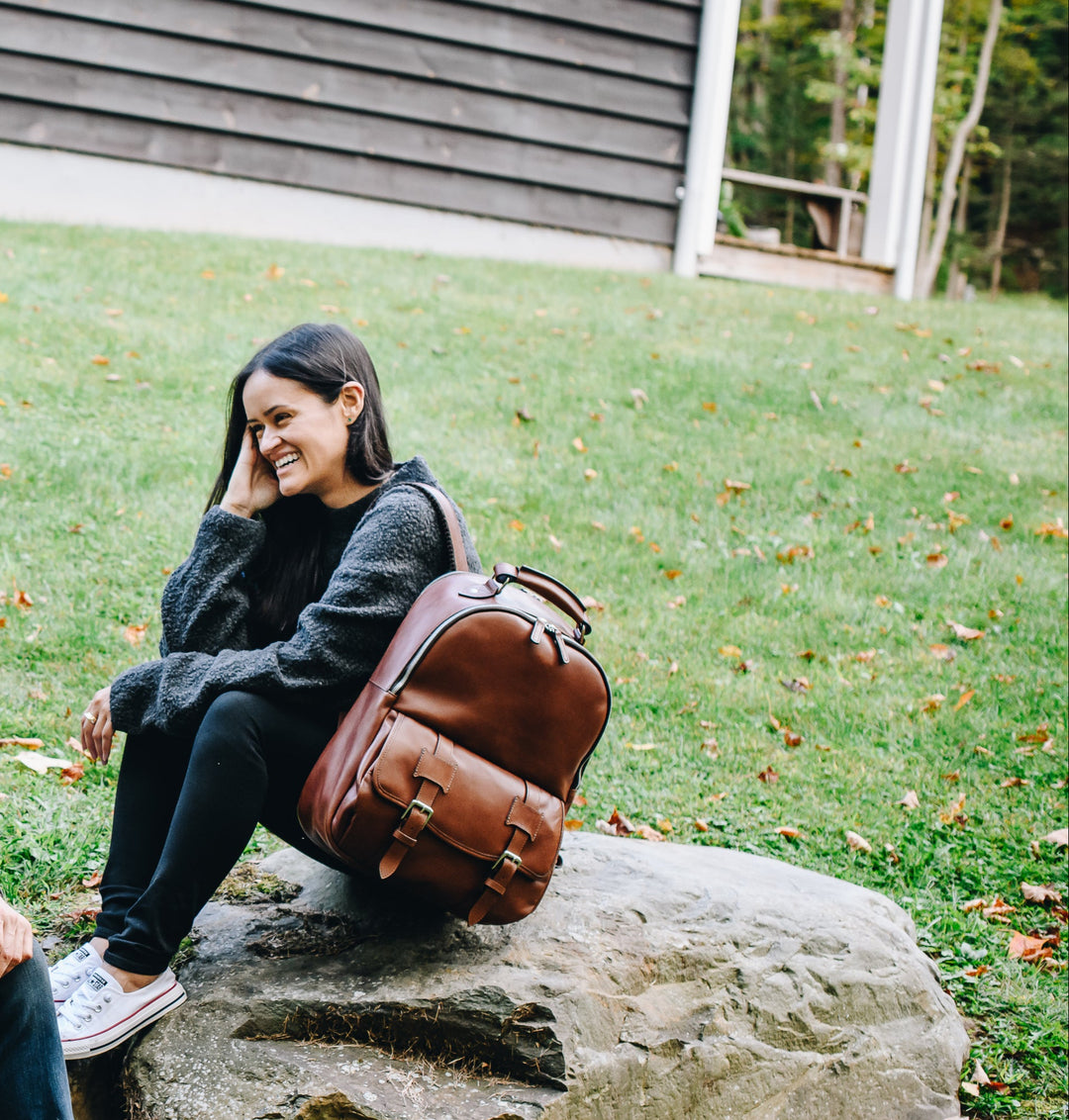 cape cod leather backpacks The Lewis by Korchmar