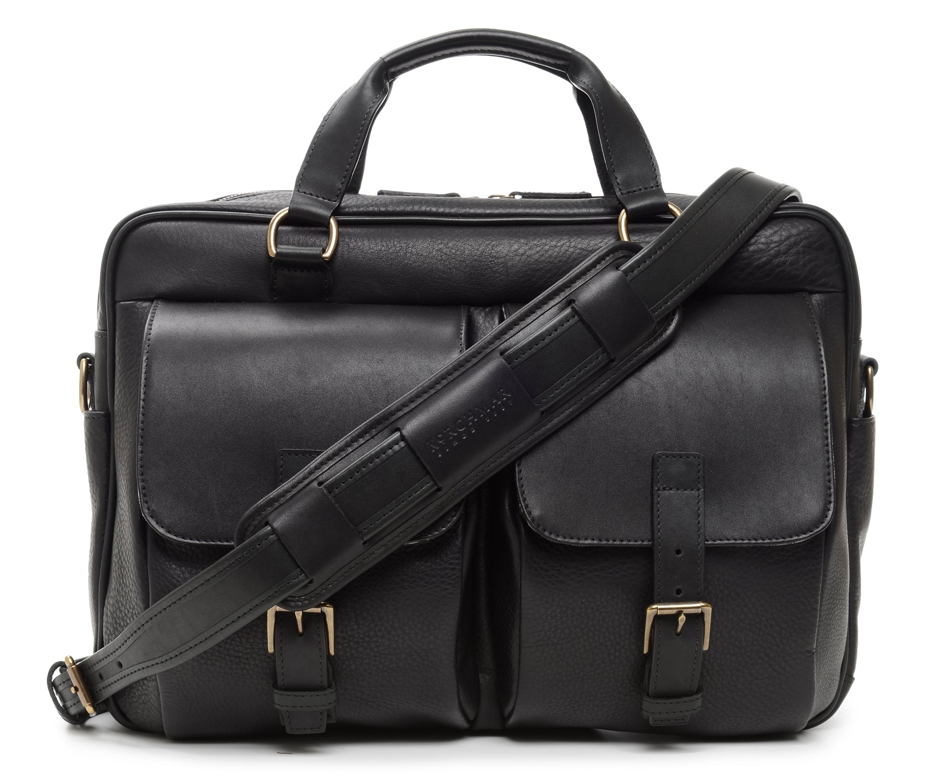 The Barton By Korchmar - Full Grain Leather Laptop Briefcase The Barton By Korchmar - Full Grain Leather Laptop Briefcase