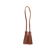 Chocolate Hover Leather tassel keeper