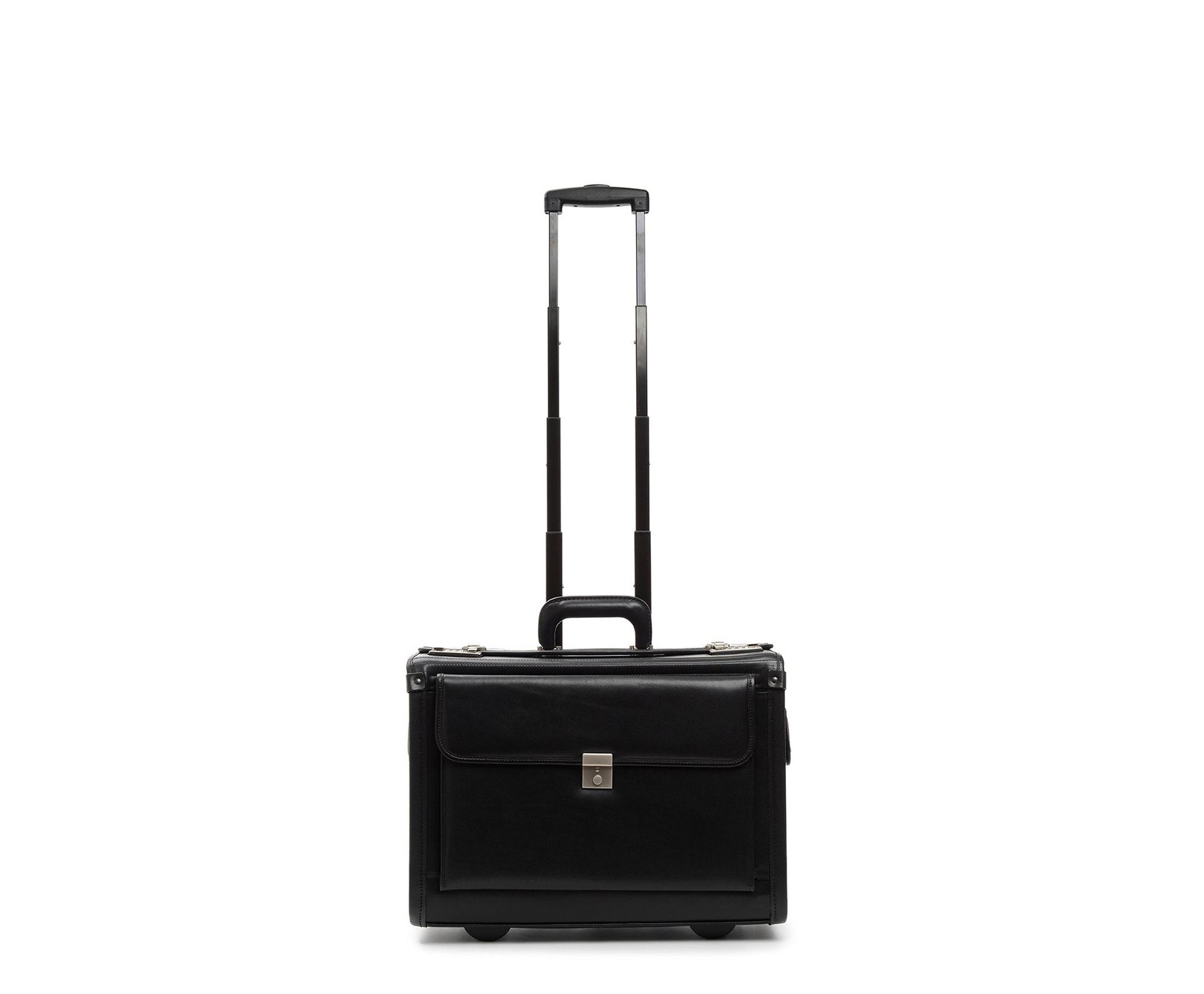 The Mobilemax By Korchmar 18" Wheeled Leather Catalog Case