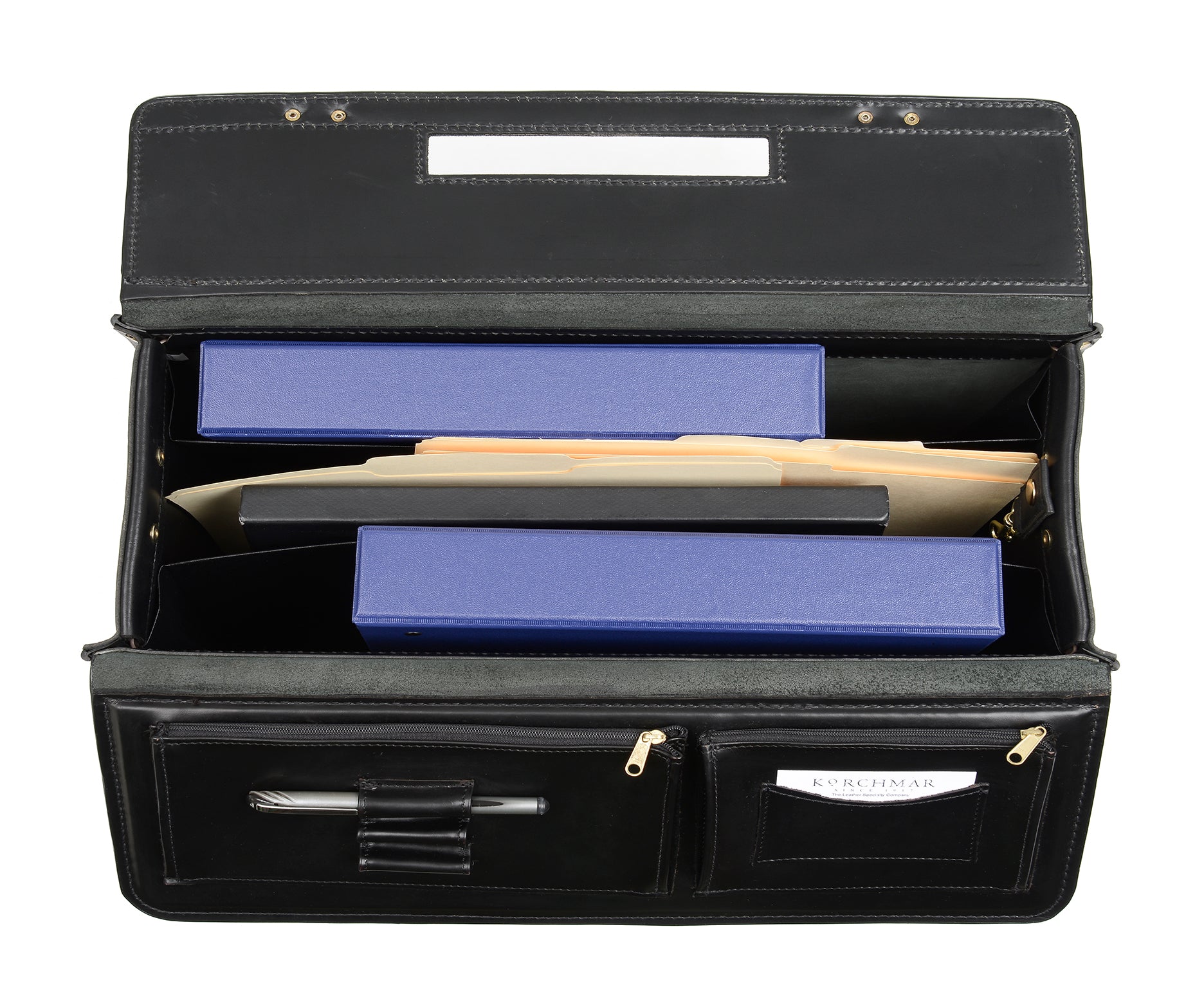 The Workhorse By Korchmar - Leather Locking Catalog Case