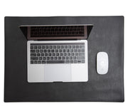 Black Hover Leather desk pad