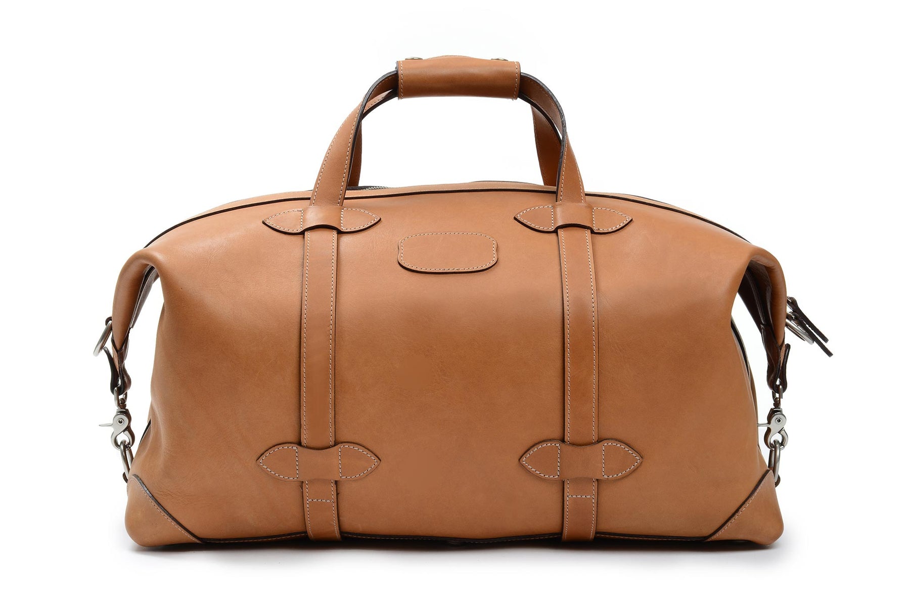 Korchmar Centennial Taft tan leather briefcase