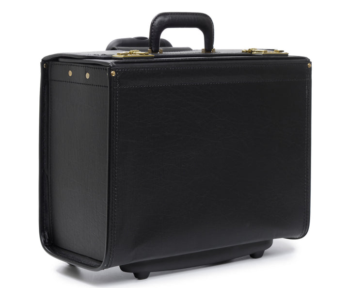 Black Hover Vinyl Wheeled Catalog Case