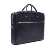 Ocean Blue Hover Laptop Leather Briefcase