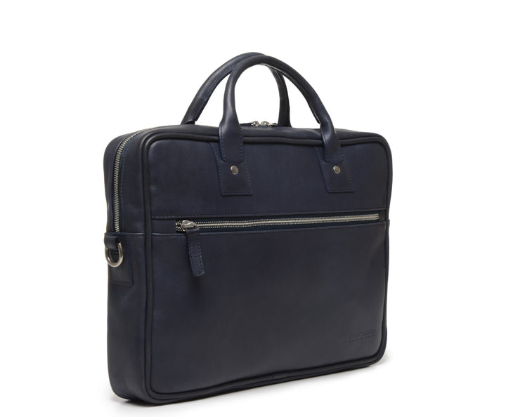 Ocean Blue Hover Slim Leather Briefcase #color_ocean-blue