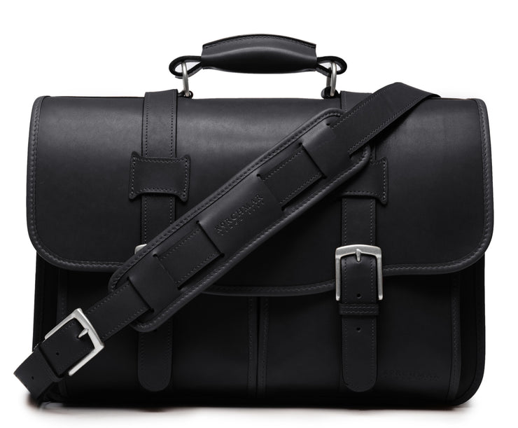 Leather shoulder bag briefcase carry on messenger bag leather