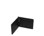 Black Hover Leather money clip billfold