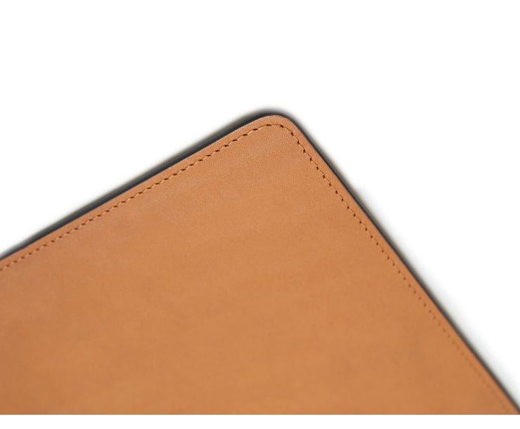 Tan Hover Leather rectangular placemat