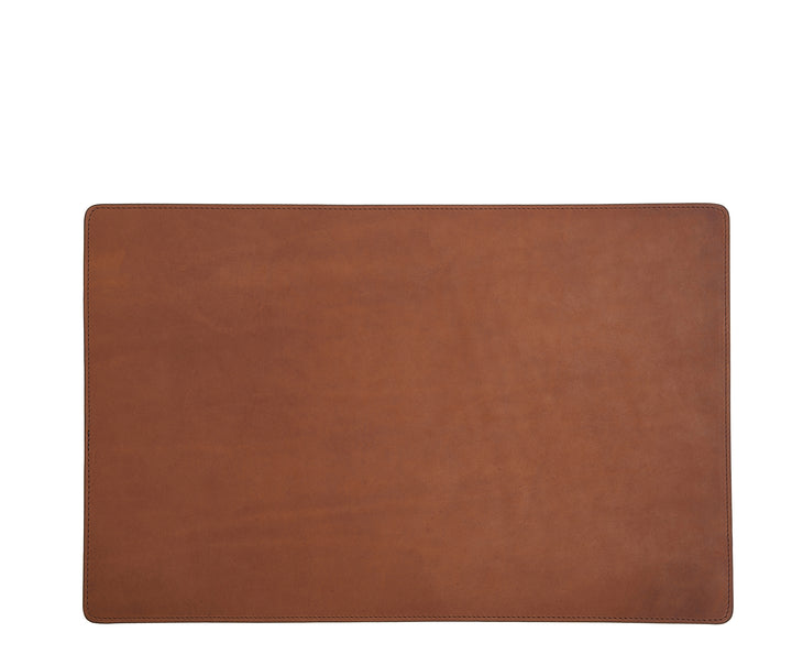 Espresso Leather rectangular placemat Add elegance to your dining table with the Nash leather placemat. Available in three classic, neutral colors, the Nash leather placemat is backed with a non-skid durable rubber mat. #color_espresso