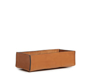 Tan Hover Leather desk tray