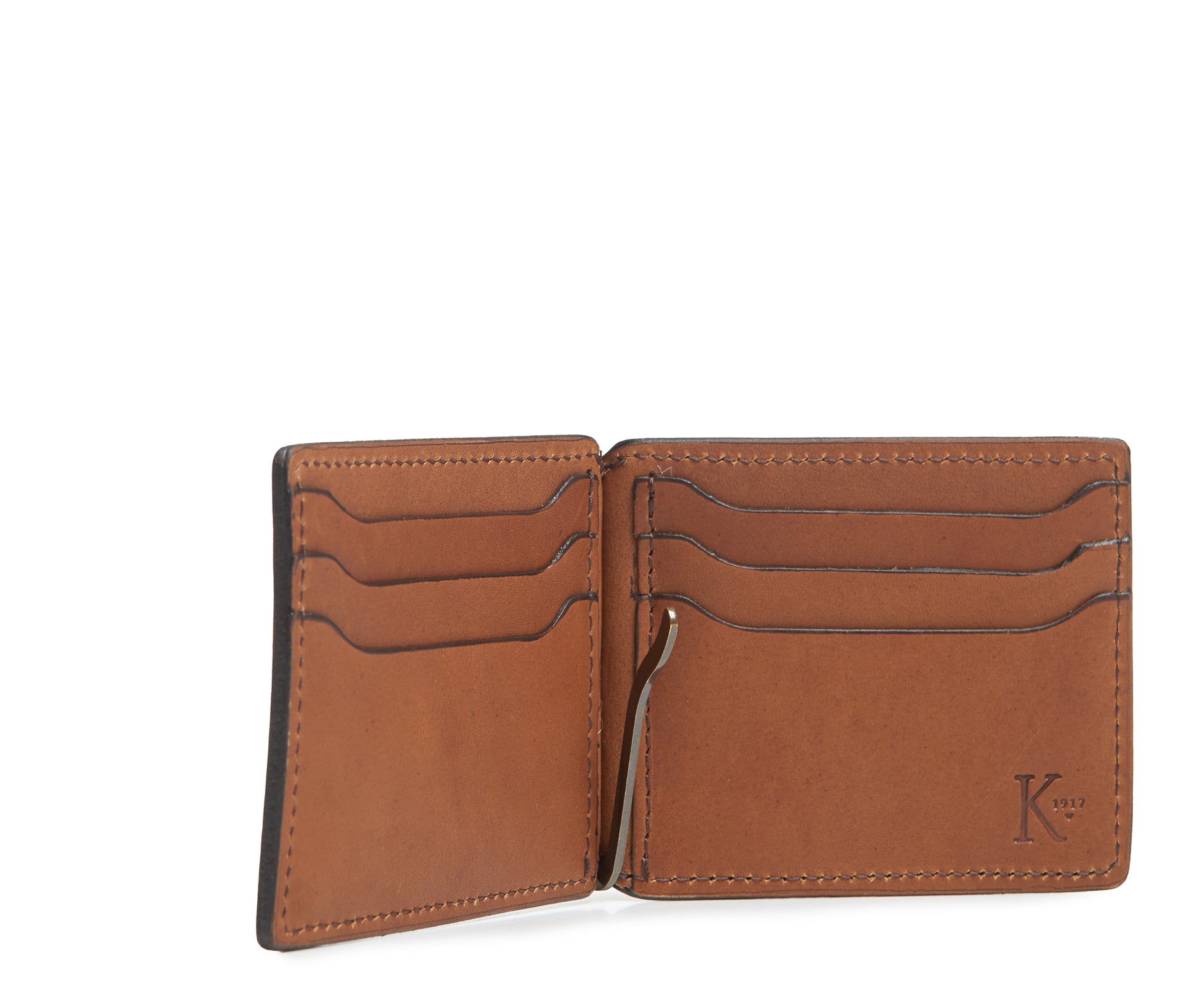 Spencer By Korchmar Leather Money Clip Billfold