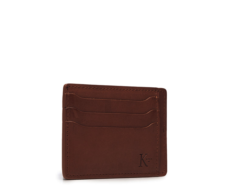 Brown Hover Slim leather wallet