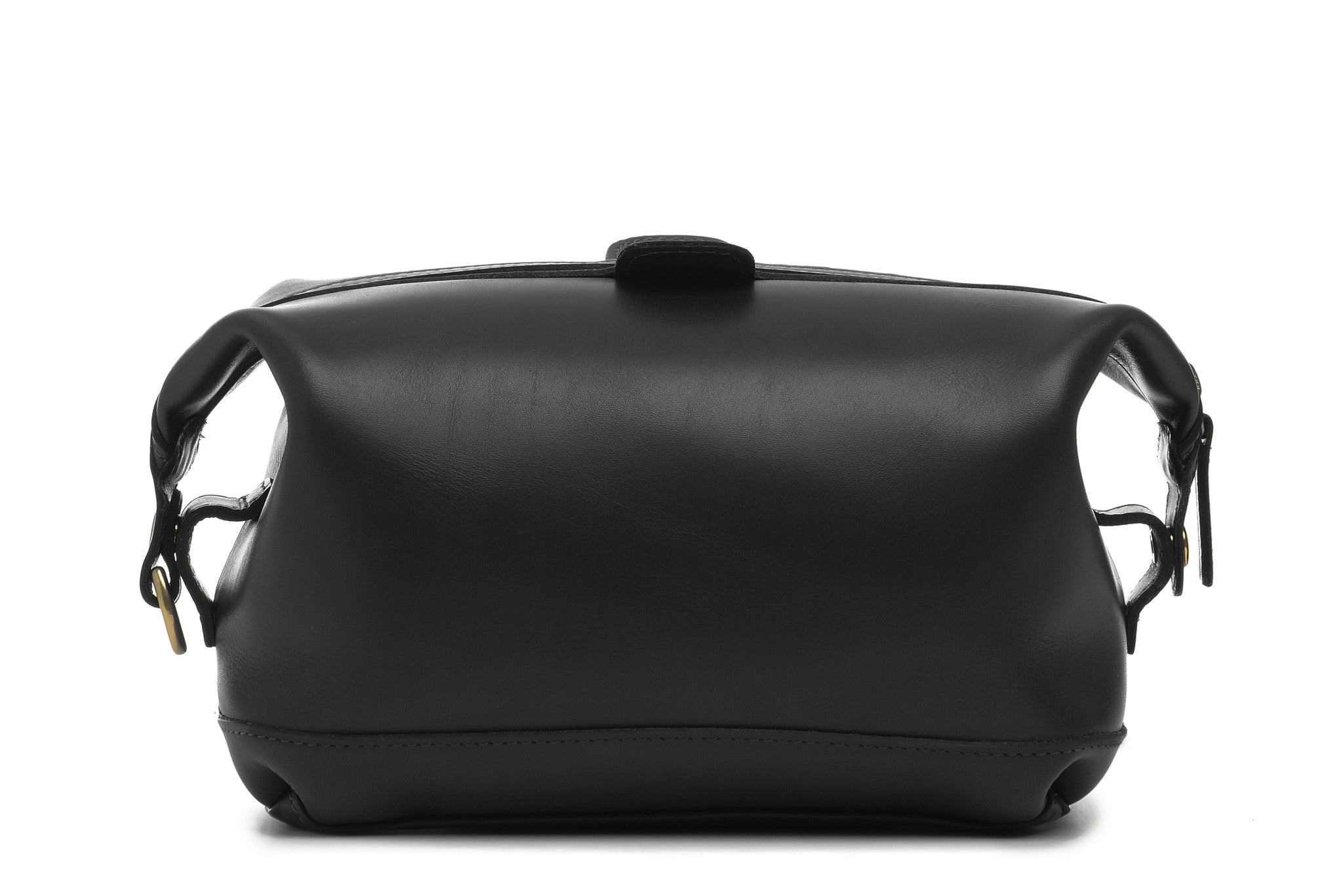 The Lux Ryder - Top Grain Leather Zipper Toiletry Dopp Kit Bag