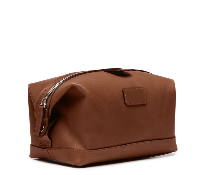 Brown Hover Leather Dopp Kit #color_brown