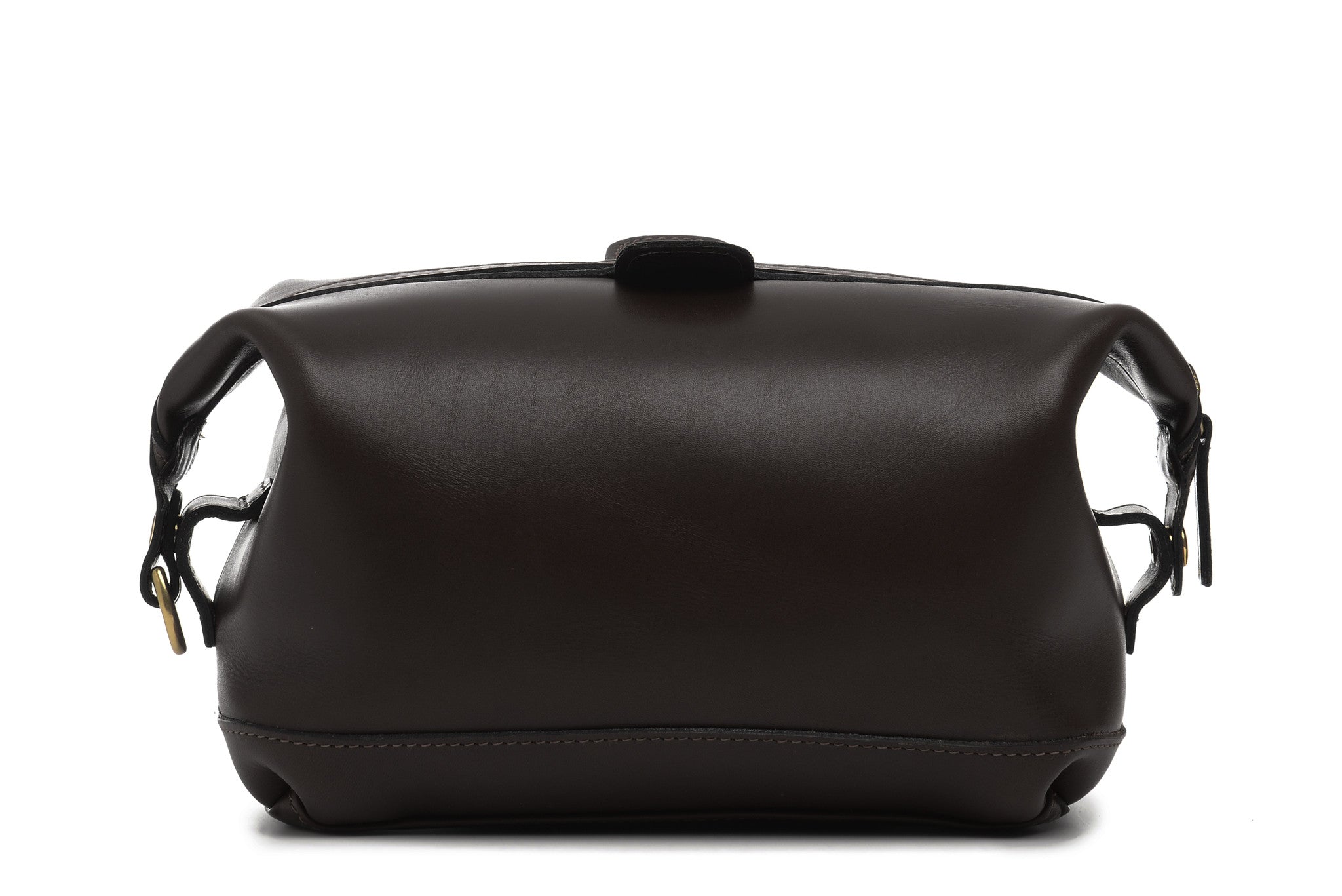 The Lux Ryder - Top Grain Leather Zipper Toiletry Dopp Kit Bag