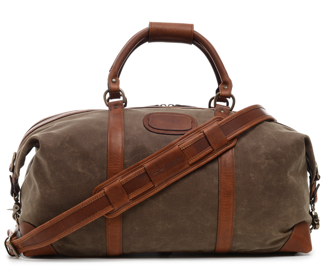 The Twain By Korchmar Waxed Canvas Weekender Duffel Bag