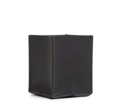 Black Hover Leather pencil cup