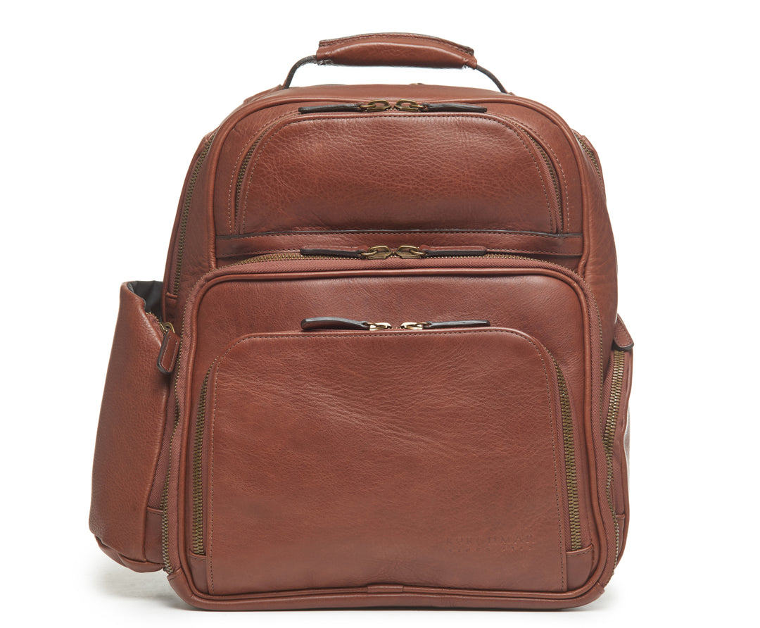 Korchmar Women's Mason Workday Leather Backpack - Brown