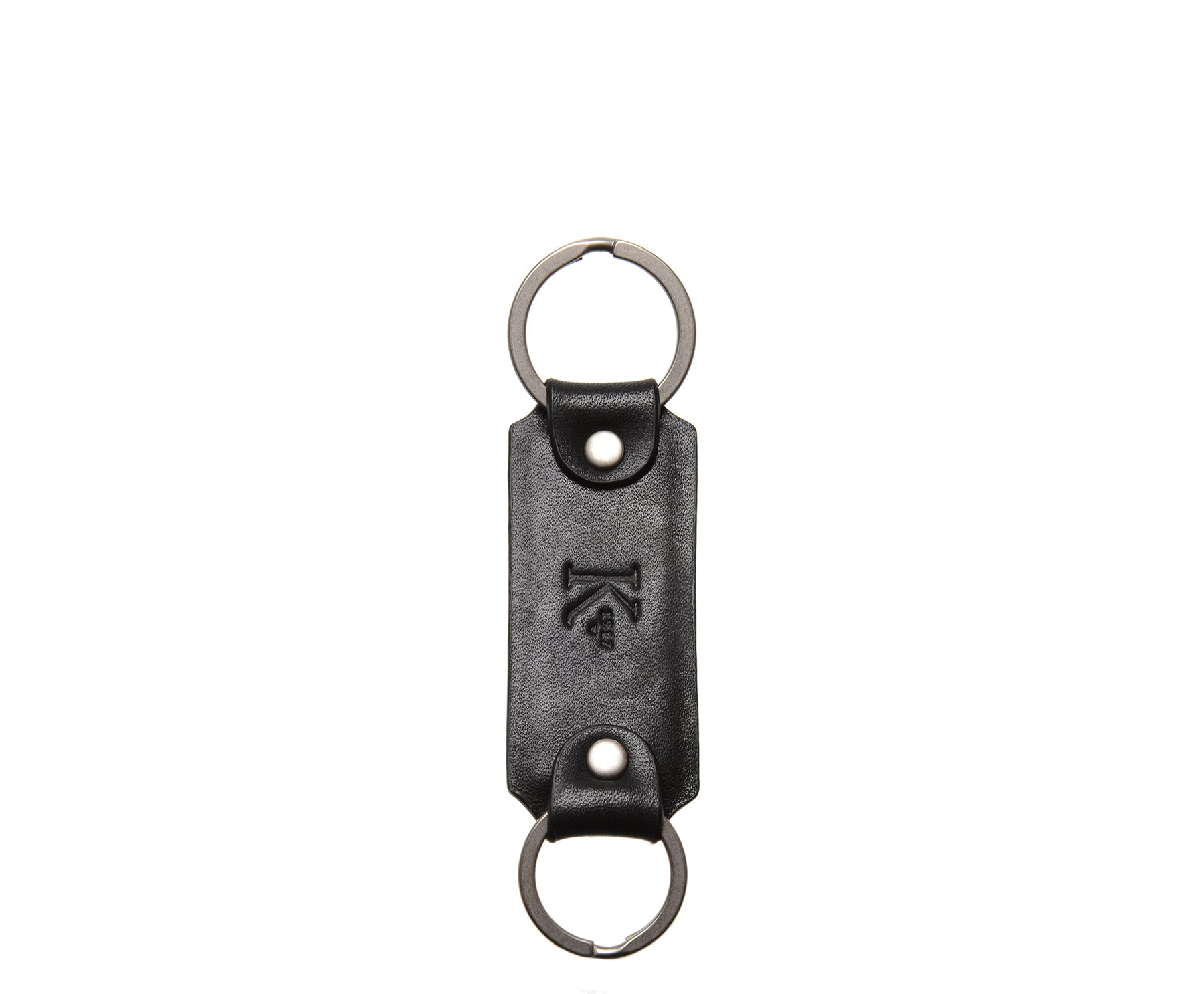 The Irwin By Korchmar - Full Grain Leather Double Loop Key Chain