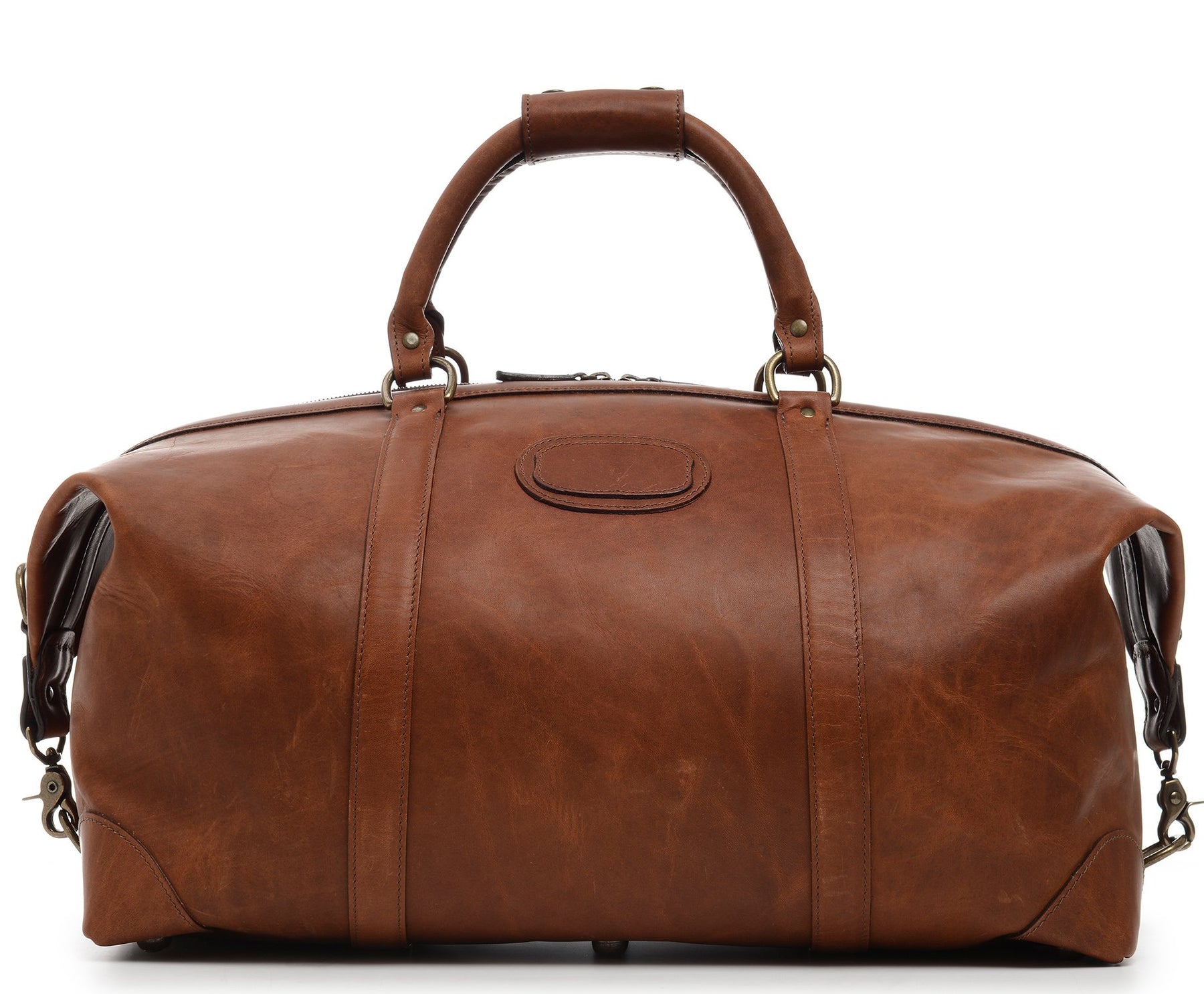 Korchmar Twain leather weekender bag