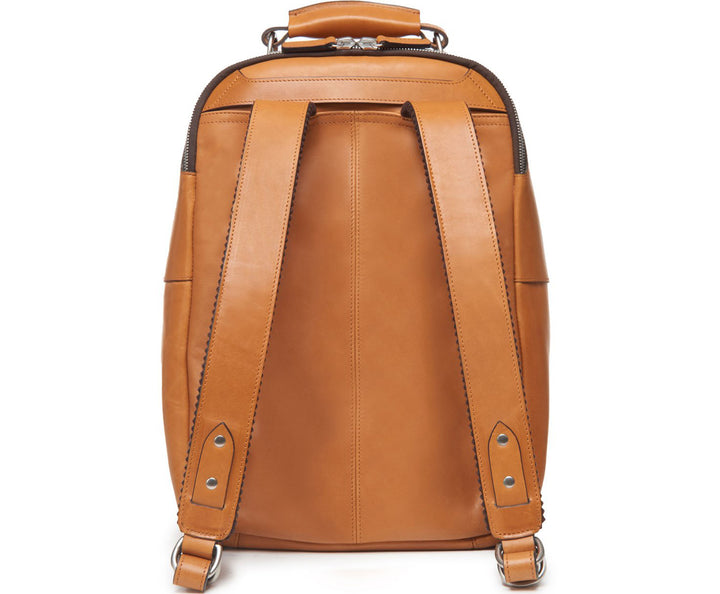 Tan Hover Classic Leather Backpack #color_tan