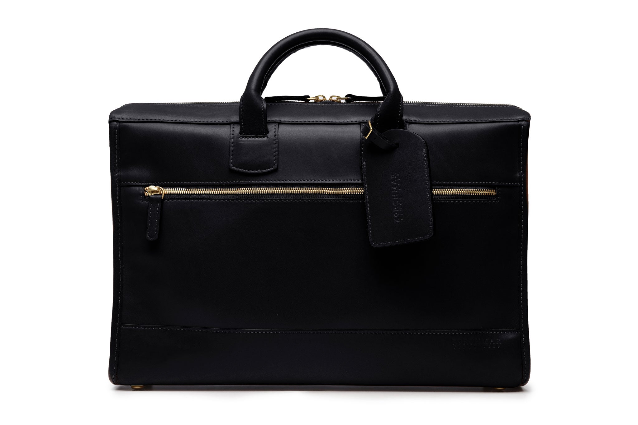 Lux Sawyer Slim Leather Briefcase – Korchmar