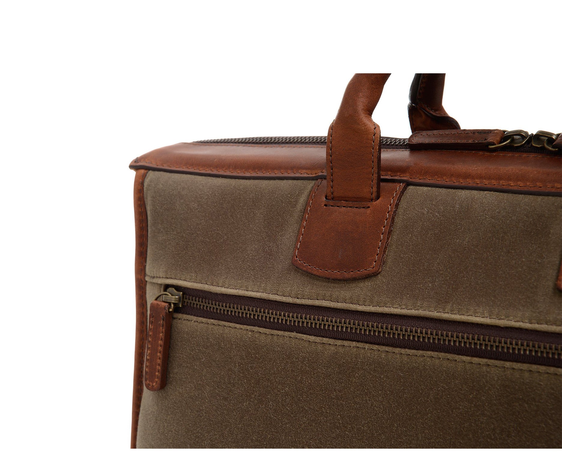 HomaRE. ホマレ OILED/WAX LEATHER BRIEF BAG HomaRE. ホマレ OILED/WAX LEATHER BRIEF BAG（Olive Waxed