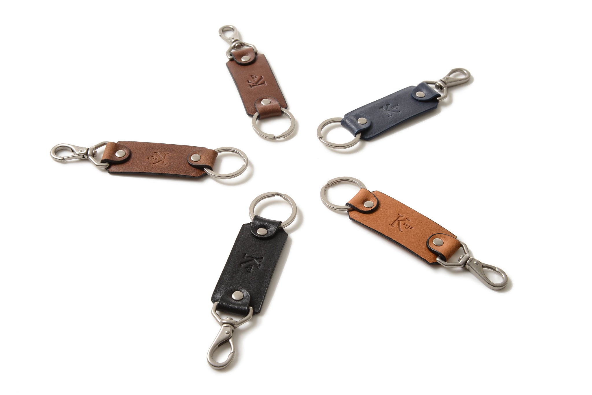 Preston Leather Swivel Hook Key Chain – Korchmar