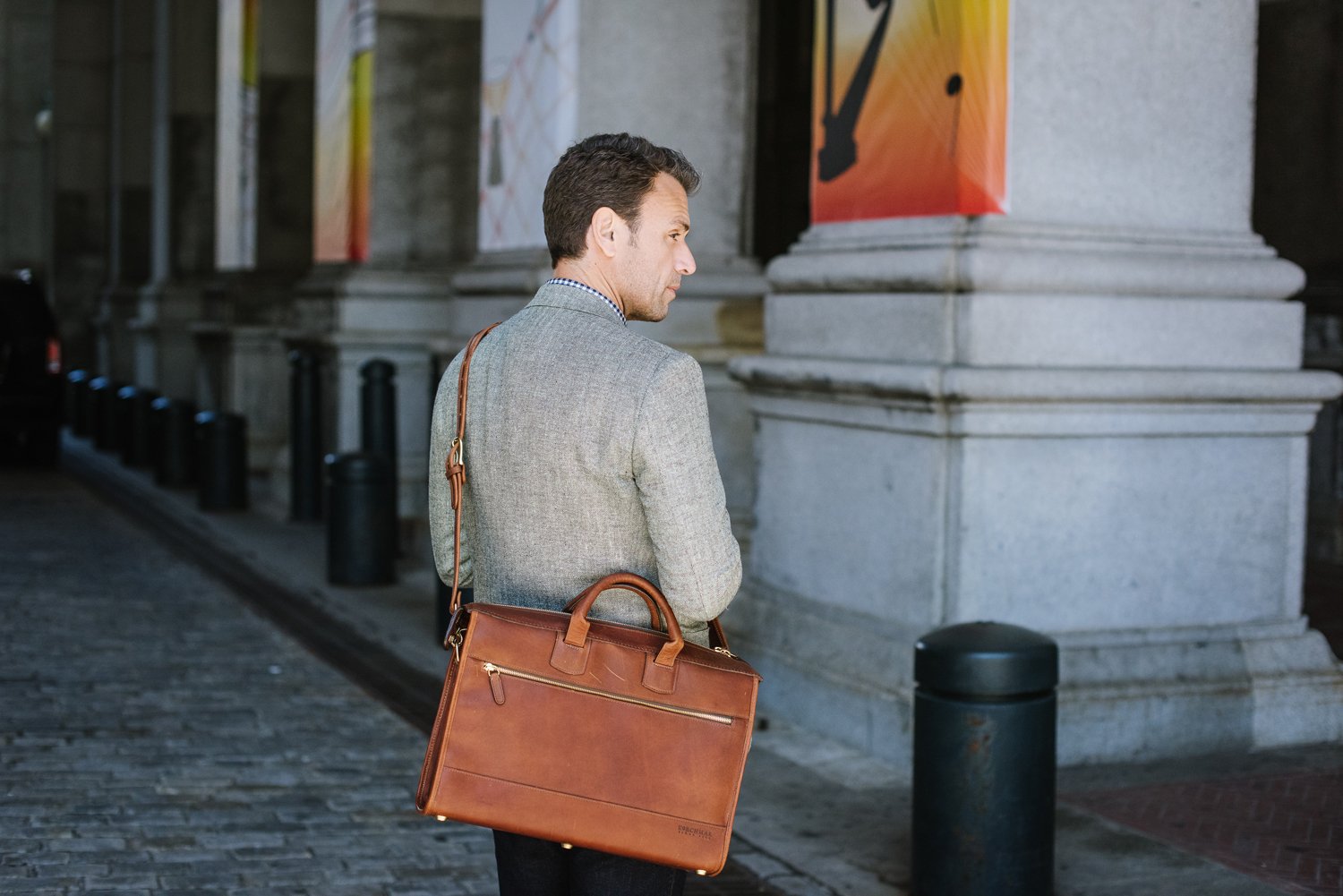 The Sawyer By Korchmar Handcrafted Full Grain Leather Briefcase