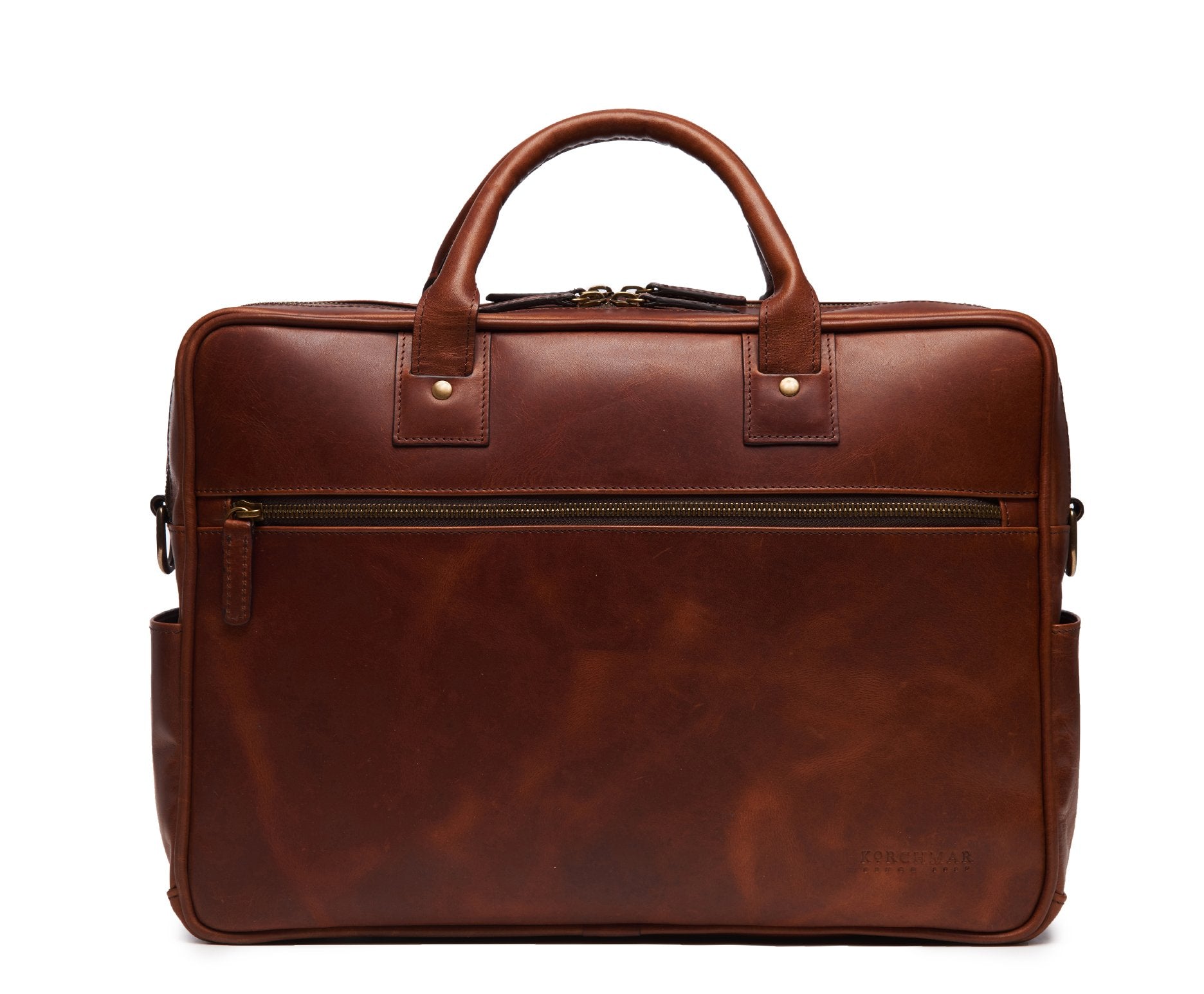 Korchmar - Full Grain Leather Briefcase | Fits Most 15