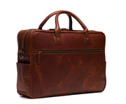 Espresso Hover 15" Leather Laptop Briefcase